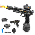 Electric Water Gun for Kids – Motorized Squirt Blaster with LED Lights, 28-32 ft Range
