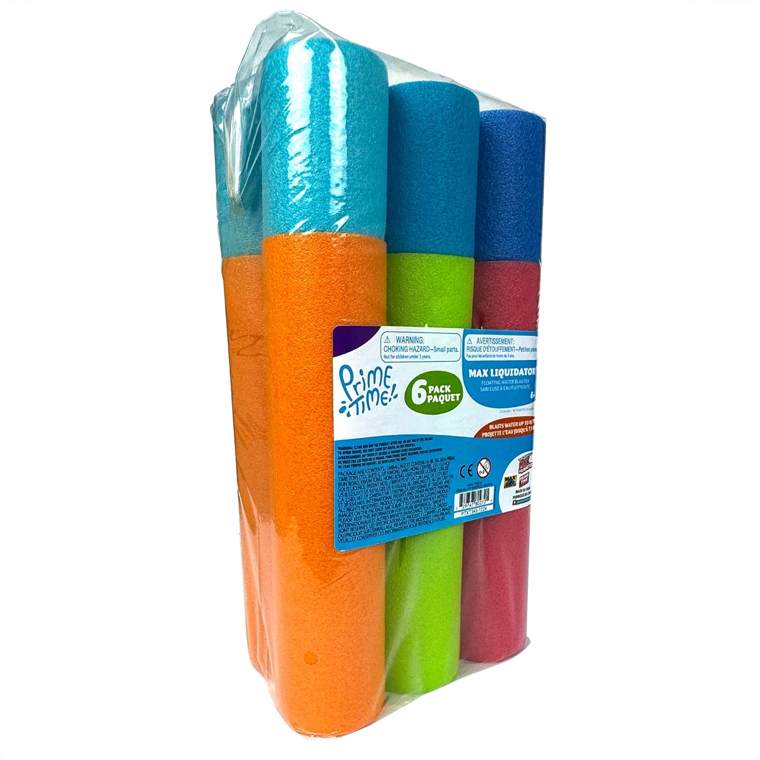 Max Liquidator 6-Pack Water Blaster Set, Multicolor