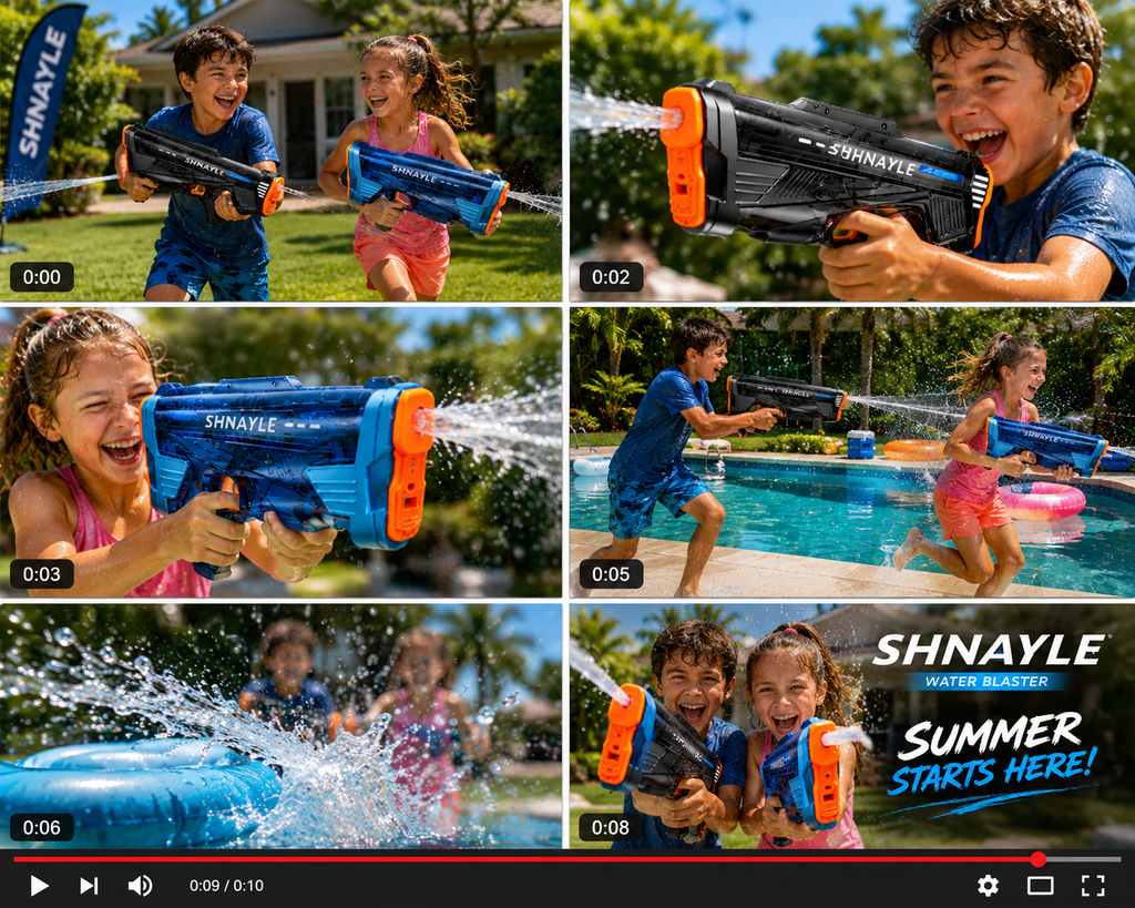 Electric Water blaster  2-Pack – USB-C Rechargeable,