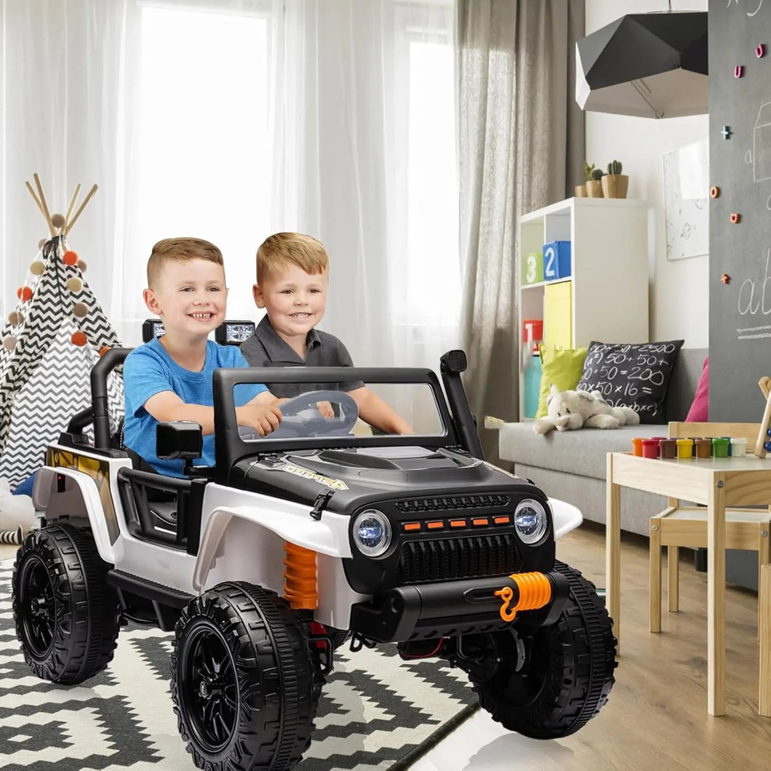 24V 2-Seater Kids Ride-On Truck with Remote Control