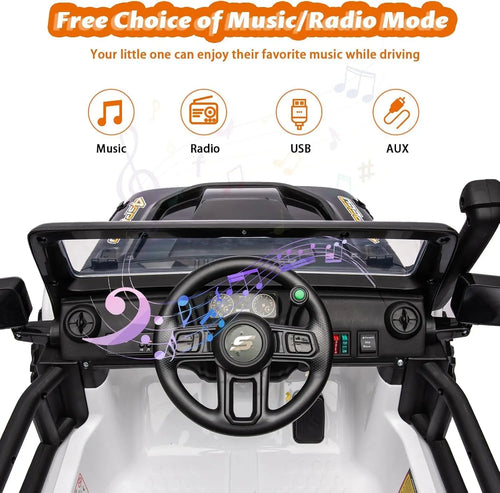 24V 2-Seater Kids Ride-On Truck with Remote Control