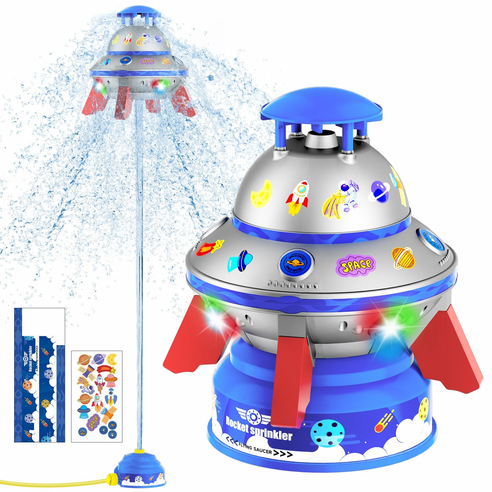 UFO Water Sprinkler Toy for Kids